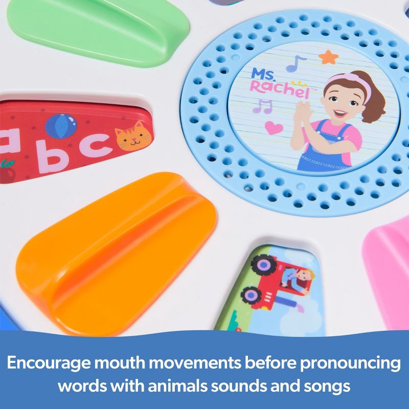 slide 8 of 11, Ms. Rachel Spin Along Learning Wheel, 1 ct