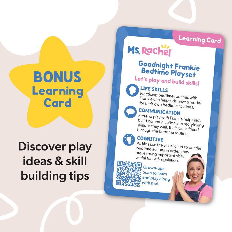 slide 8 of 9, Ms. Rachel Goodnight Frankie Bedtime Playset, 1 ct