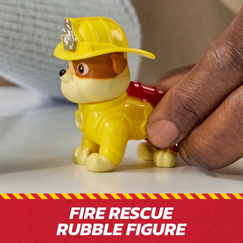 slide 2 of 6, PAW Patrol Fire Rescue Large Rubble Toy Vehicle, 1 ct