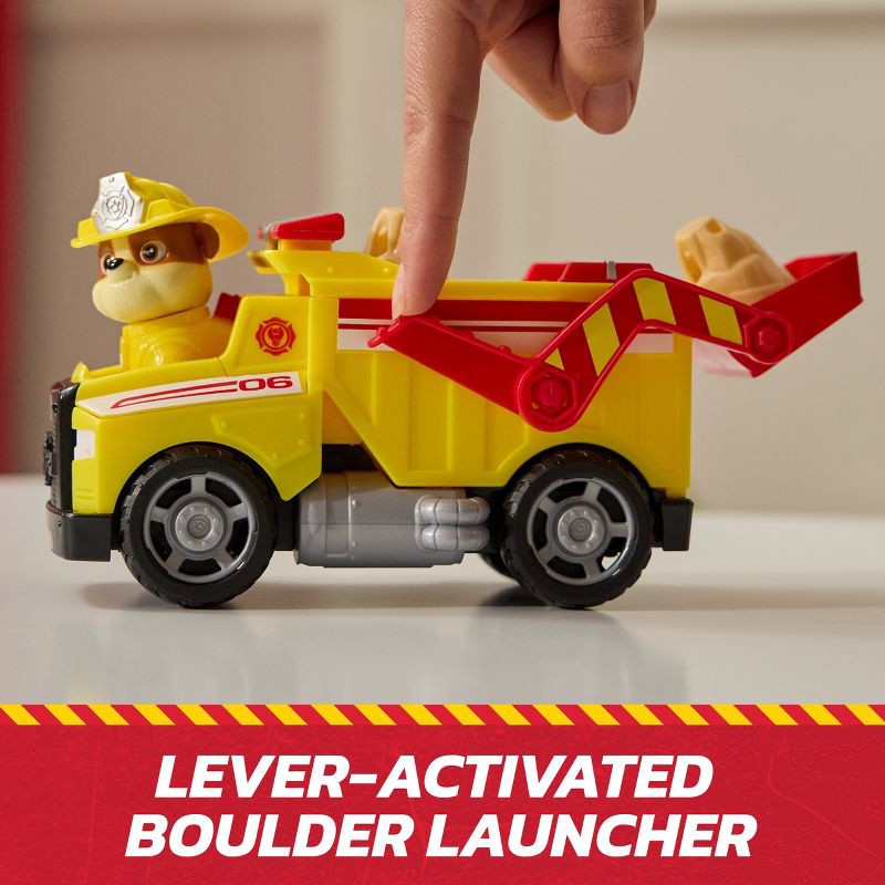slide 3 of 6, PAW Patrol Fire Rescue Large Rubble Toy Vehicle, 1 ct