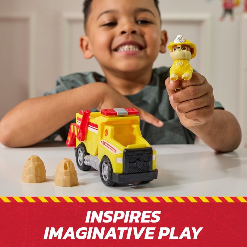 slide 6 of 6, PAW Patrol Fire Rescue Large Rubble Toy Vehicle, 1 ct