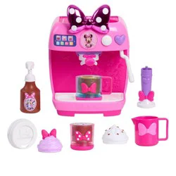 Disney Jr. Minnie Mouse Rise and Shine Bowrista Set 10" Play Espresso Machine Ages 3 and Up