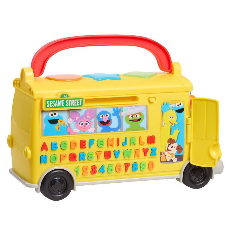 slide 3 of 10, Sesame Street Elmo's Learn & Go School Bus Toy: Baby and Toddler Learning Plastic Toy for Creative Thinking, 1 ct