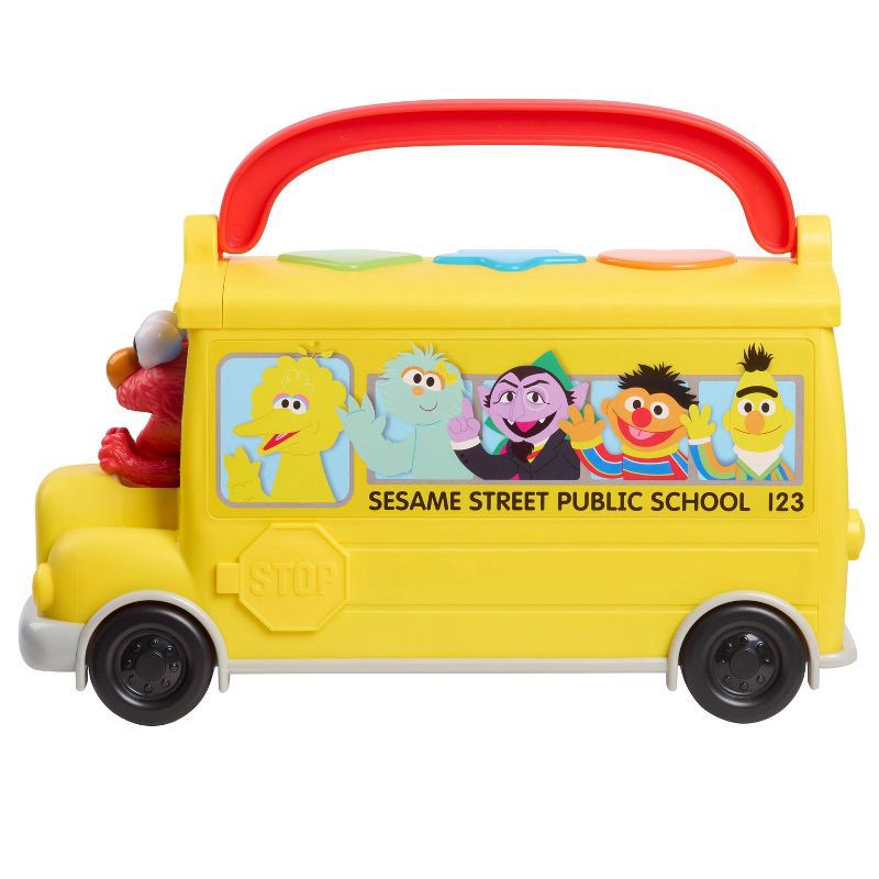 slide 4 of 10, Sesame Street Elmo's Learn & Go School Bus Toy: Baby and Toddler Learning Plastic Toy for Creative Thinking, 1 ct