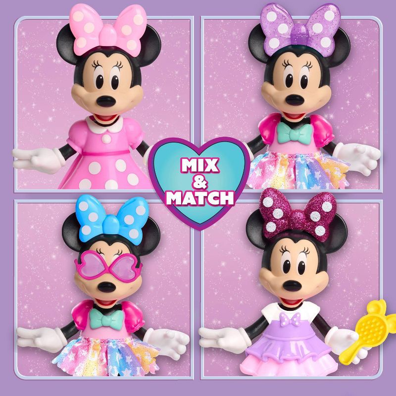 slide 4 of 6, Minnie Mouse Deluxe Pampered Doll Pet Animal Figure: No Articulation Plastic Action Figures Set, 1 ct