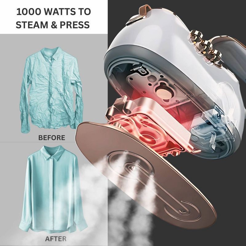 slide 3 of 11, SALAV IS-900 Retro Edition Duopress Steamer and Iron Pearl, 1 ct