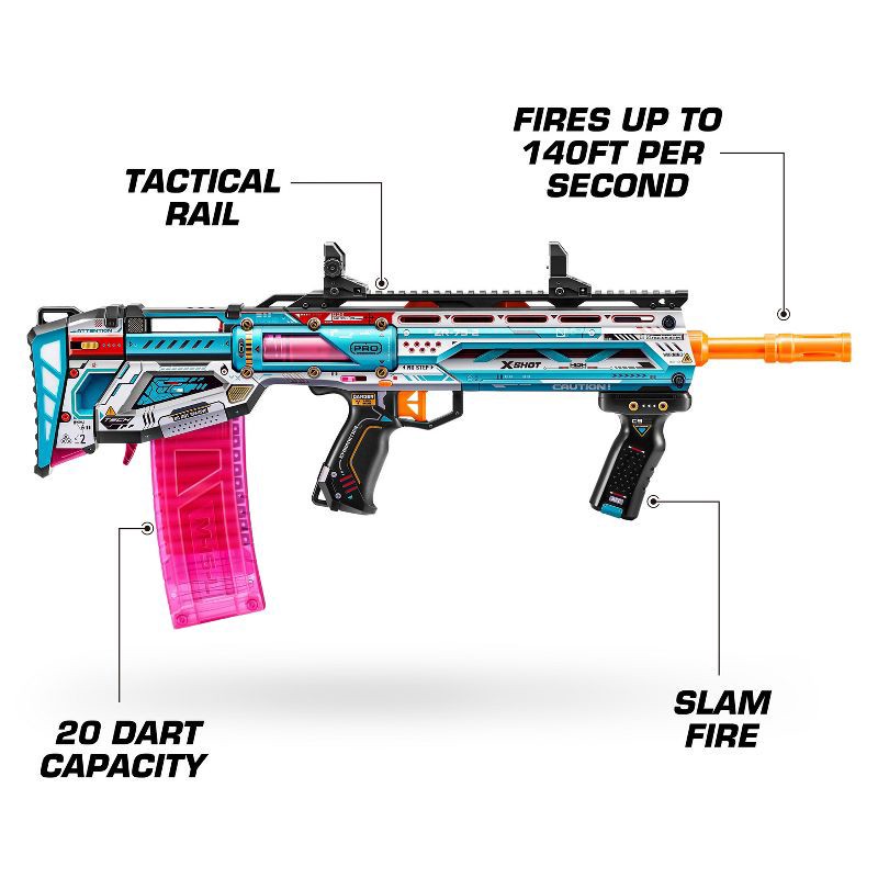 slide 4 of 9, XSHOT Pro Longshot Toy Dart Blaster by ZURU, 1 ct