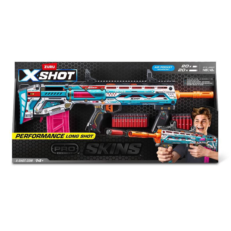 slide 2 of 9, XSHOT Pro Longshot Toy Dart Blaster by ZURU, 1 ct