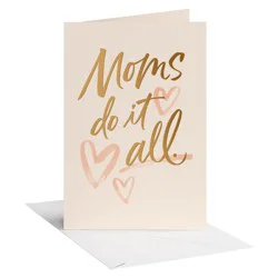 Carlton Cards Mother's Day Card for Mom, You Deserve it All, Includes Envelope