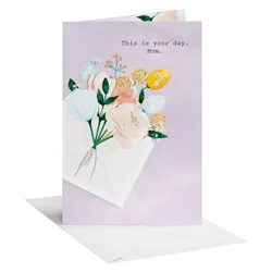 Carlton Cards Floral Mother's Day Card for Mom, Time To Be Celebrated and Appreciate, Includes Envelope
