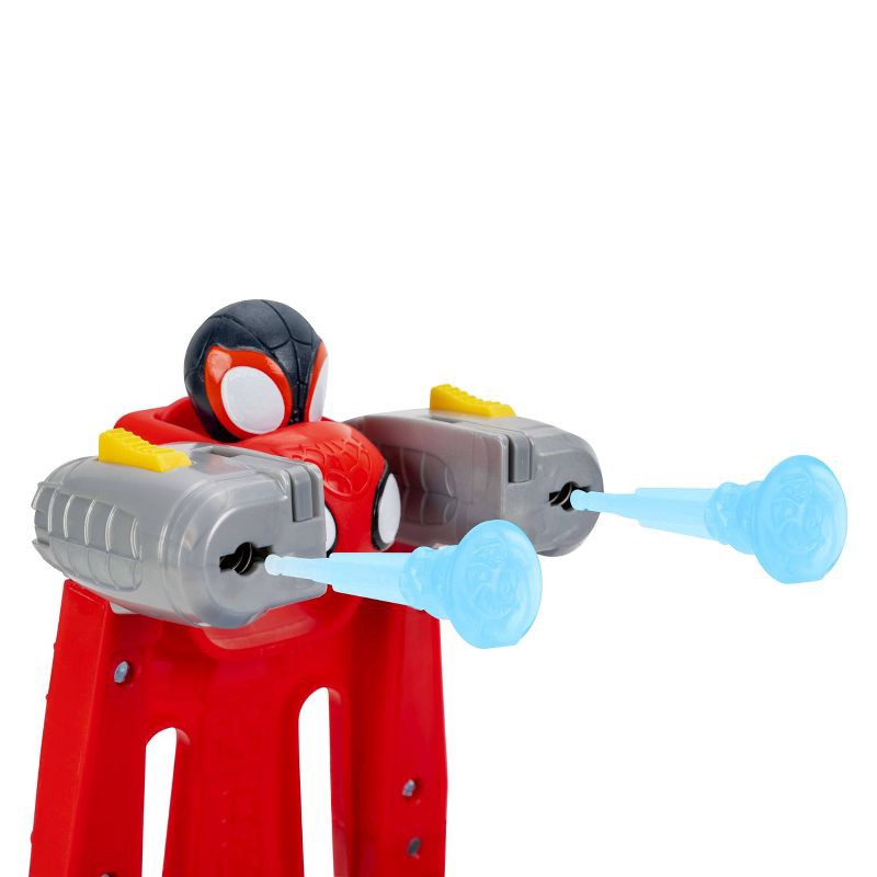 slide 5 of 9, Spidey and His Amazing Friends Deluxe Feature Team Spidey Flip & Reveal Cruiser Toy Vehicle, 1 ct