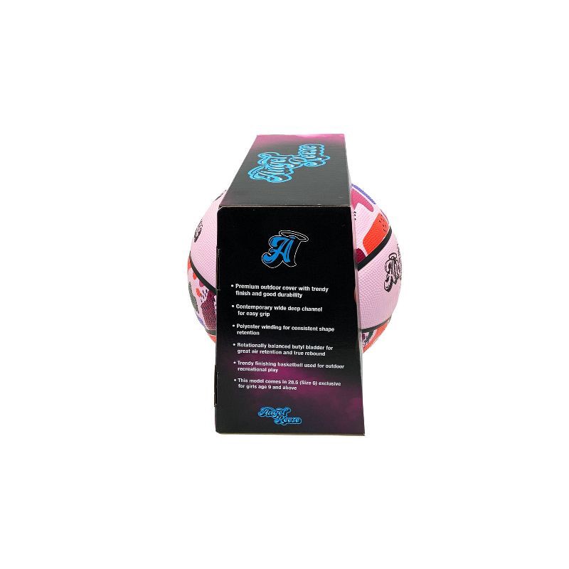 slide 5 of 5, Angel Reese Artistic 28.5" Basketball – Pink, 1 ct