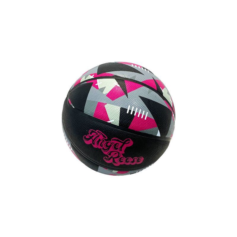 slide 2 of 5, Angel Reese Artistic 28.5" Basketball – Black, 1 ct