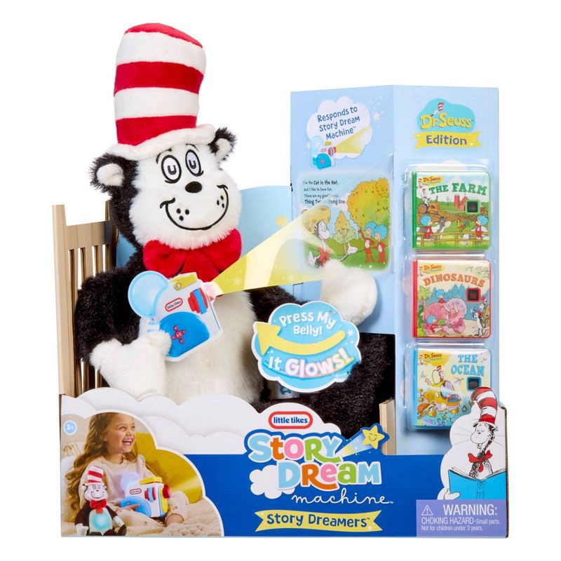 slide 5 of 7, Little Tikes Story Dreamers Cat in the Hat Plush: Dr. Seuss Licensed Soft Toy, Home & Family Theme, 4-Piece Set, 1 ct