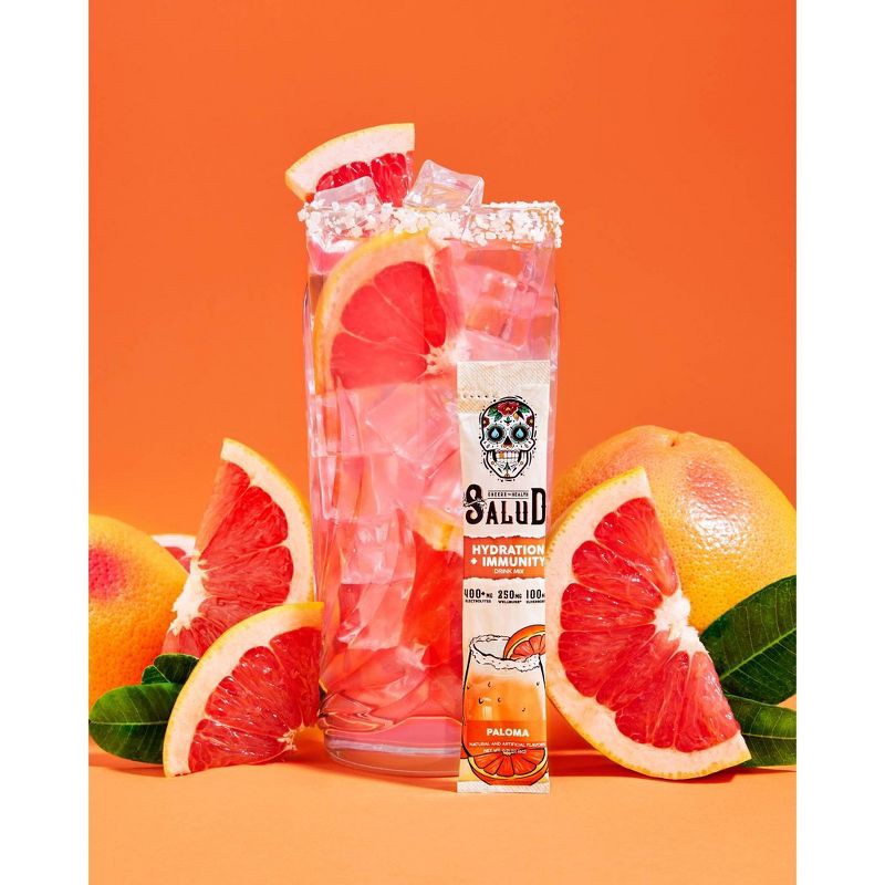 slide 2 of 6, Salud Hydration + Immunity Paloma Electrolyte Drink Mix - 6pk/0.21oz Packet Sticks, 6 ct, 0.21 oz
