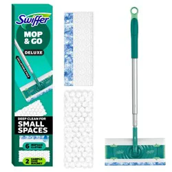 Swiffer Deluxe Sweep + Mop: Multi-Surface Floor Cleaning Tool - 9pc