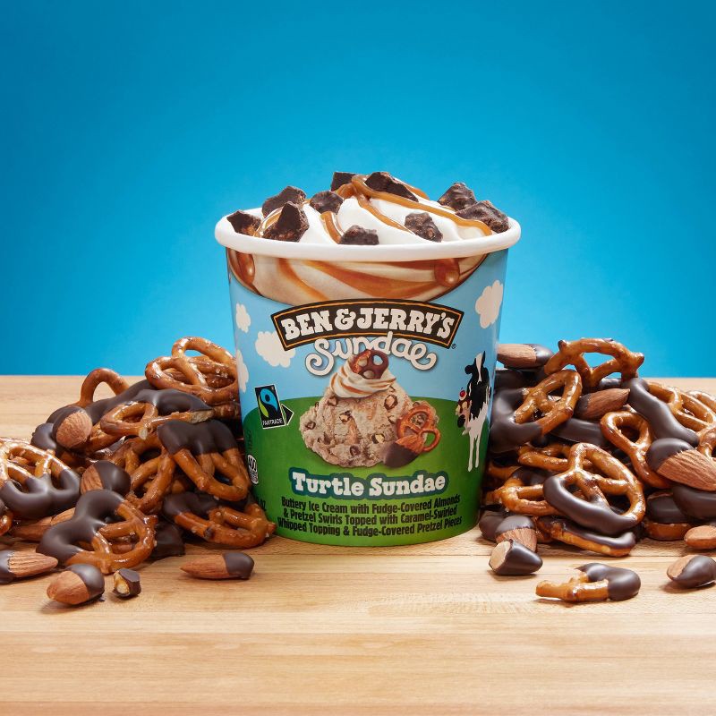 slide 6 of 8, Ben & Jerry's Turtle Frozen Sundae - 14.44 fl oz, 14.44 fl oz