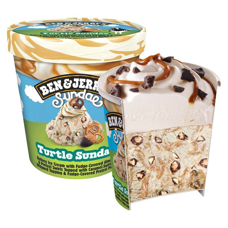 slide 8 of 8, Ben & Jerry's Turtle Frozen Sundae - 14.44 fl oz, 14.44 fl oz