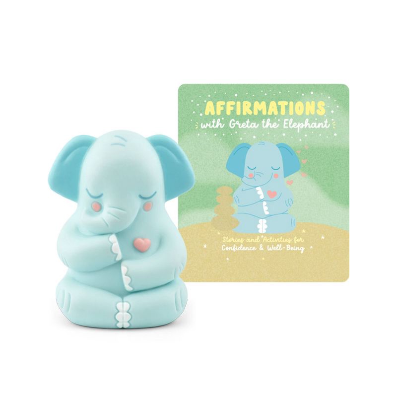 slide 3 of 3, tonies Affirmations with Greta the Elephant Tonie Figurine: Language Skills & Creative Thinking Electronic Storybook, 1 ct