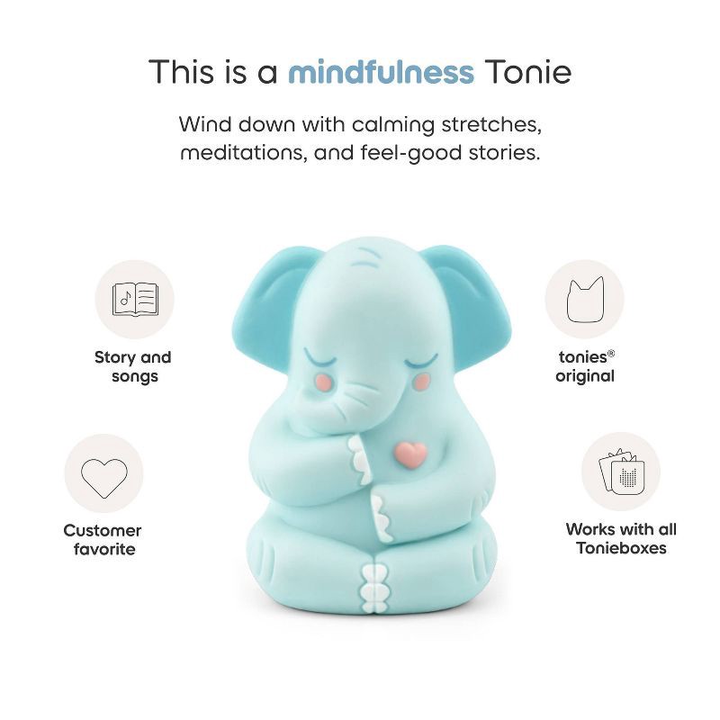 slide 5 of 7, tonies Affirmations with Greta the Elephant Tonie Figurine: Language Skills & Creative Thinking Electronic Storybook, 1 ct