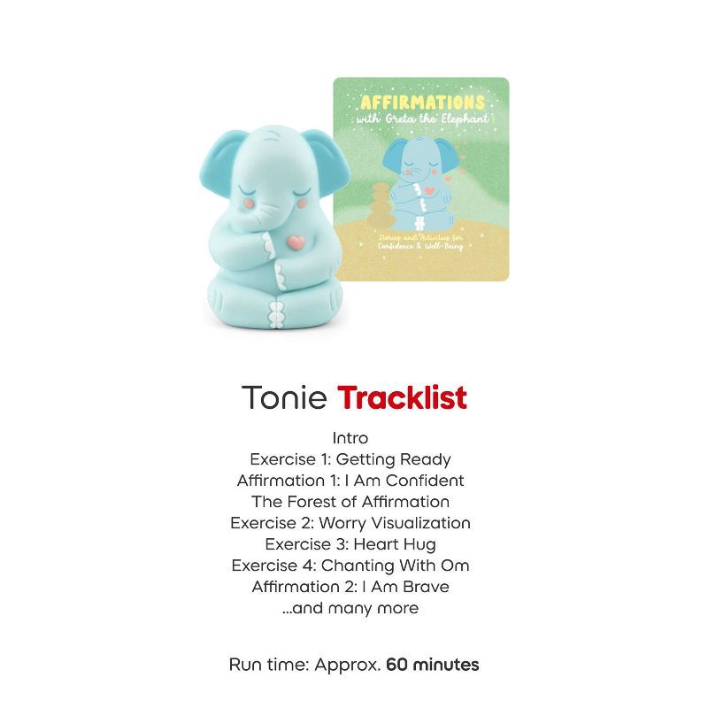 slide 6 of 7, tonies Affirmations with Greta the Elephant Tonie Figurine: Language Skills & Creative Thinking Electronic Storybook, 1 ct