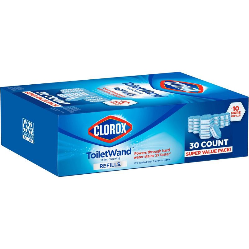 slide 9 of 14, Clorox ToiletWand Refills Disposable Wand Heads - 30ct, 30 ct