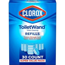 Clorox ToiletWand Refills Disposable Wand Heads - 30ct: Ammonia-Free, Multi-Surface Application
