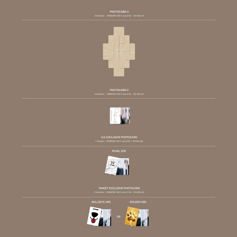 slide 2 of 3, hello82 ATEEZ - GOLDEN HOUR : Part.2 - (FOR Ver.) (Target Exclusive, CD), 1 ct