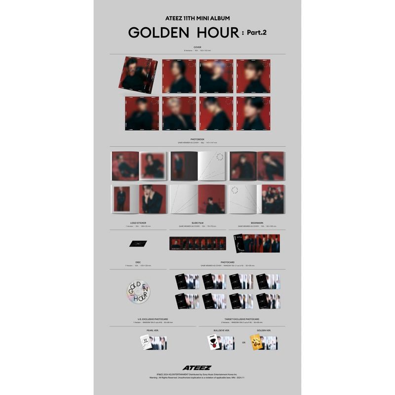 slide 3 of 3, hello82 ATEEZ - GOLDEN HOUR : Part.2 - (Digipak) (Target Exclusive, CD), 1 ct