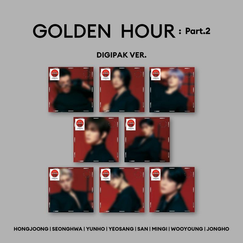 slide 1 of 3, hello82 ATEEZ - GOLDEN HOUR : Part.2 - (Digipak) (Target Exclusive, CD), 1 ct