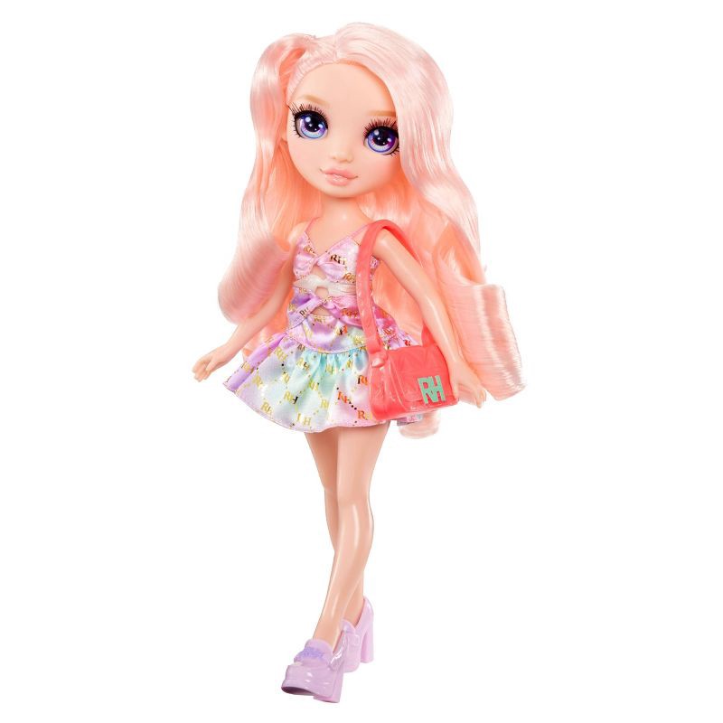 slide 3 of 5, Rainbow High My Fashion Style Bella, Pink 11" Fashion Doll with Statement Outfit, Stylish Handbag: Articulated Creativity Doll, Wavy Pink Hair, 1 ct