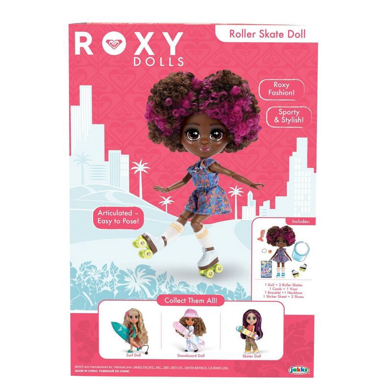 slide 7 of 7, ROXY 7" Roller Skating Core Fashion Doll, 1 ct