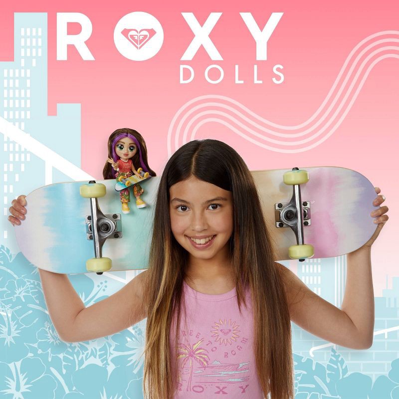 slide 2 of 7, ROXY 7" Skateboarding Core Fashion Doll, 1 ct