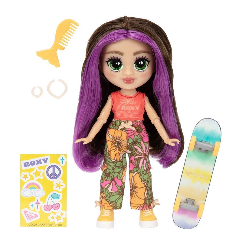 slide 4 of 7, ROXY 7" Skateboarding Core Fashion Doll, 1 ct
