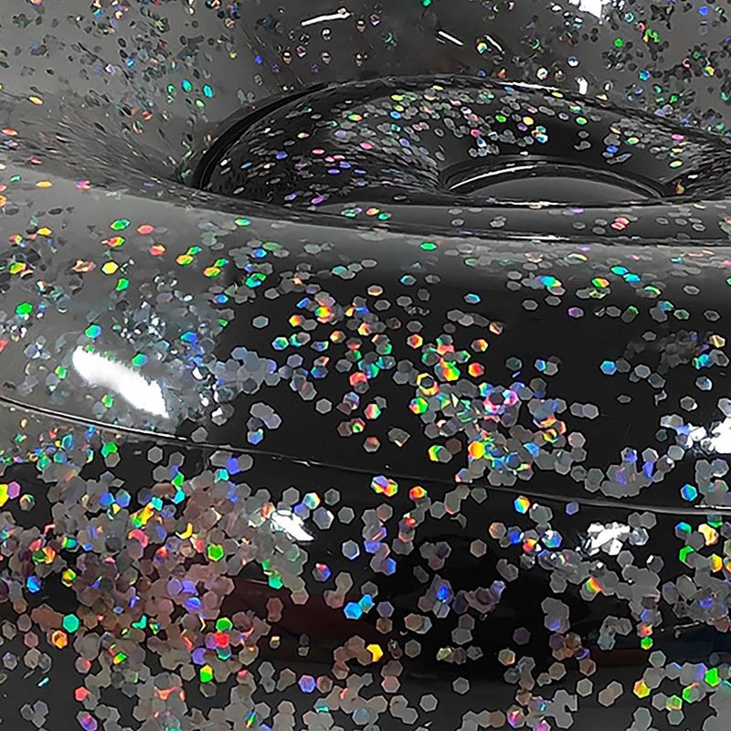 slide 3 of 5, PM&J Home Celestial Garden Blow Up Chair Black/Silver, 1 ct