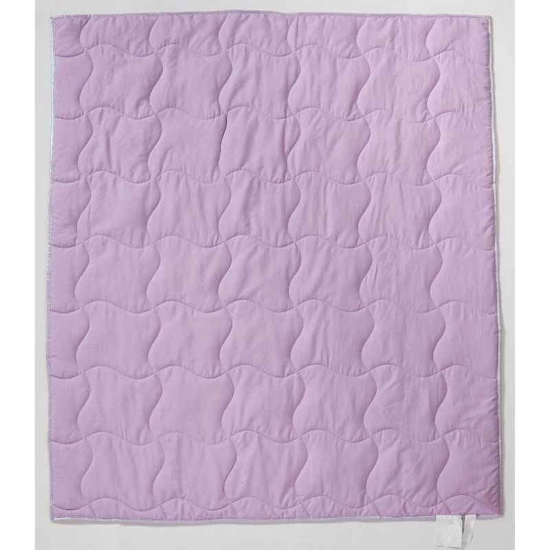 slide 3 of 4, QCNCD Celestial Garden Quilted Metallic Throw, 1 ct
