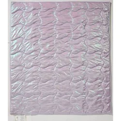 QCNCD Celestial Garden Quilted Metallic Throw