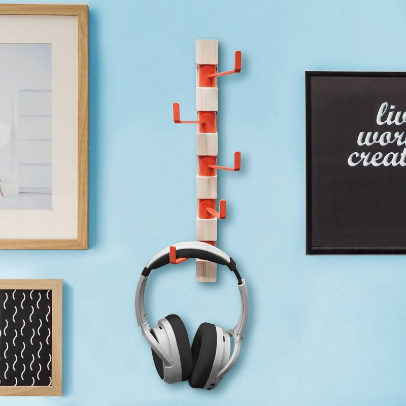 slide 7 of 7, Cur8 Seek Rotating Vertical Wall Hook Rail, 1 ct