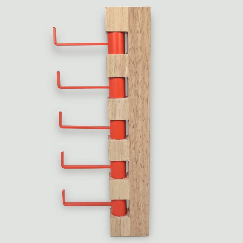 slide 1 of 7, Cur8 Seek Rotating Vertical Wall Hook Rail, 1 ct