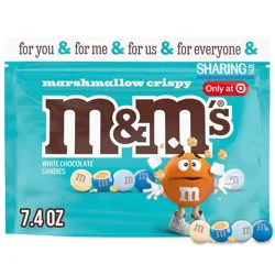 M&M's White Chocolate Marshmallow Crispy Sharing Chocolate Candies - 7.40oz