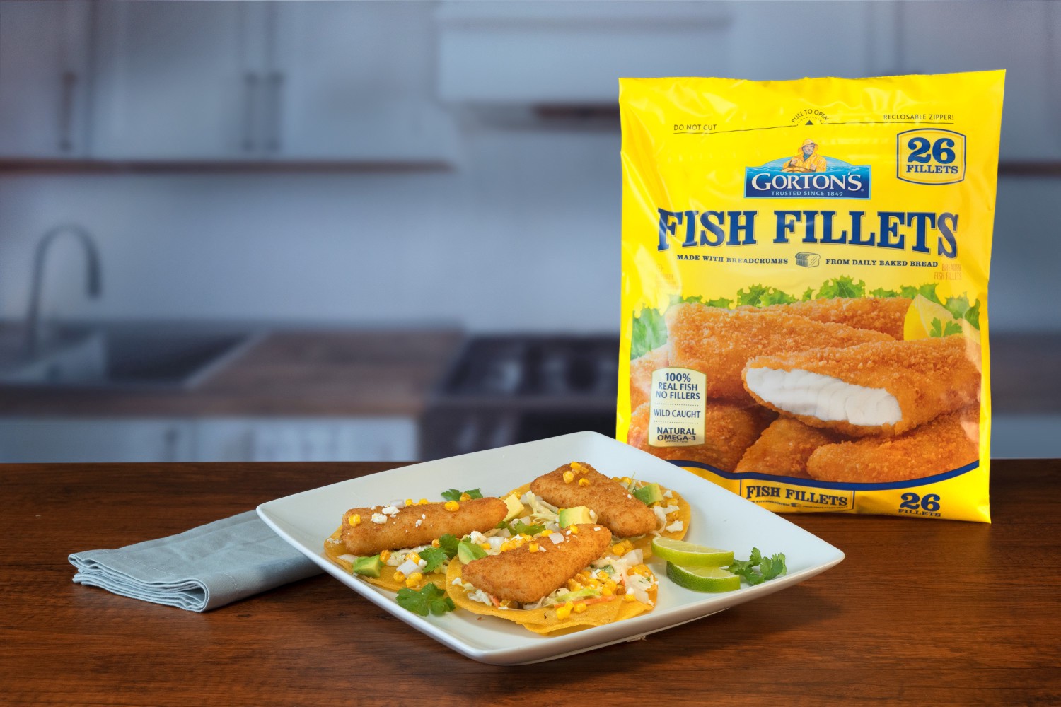 slide 6 of 10, Gorton's Gorton Club Pack Fish Fillet, 50 oz