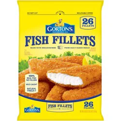 Gorton's Breaded Fish Fillets 26 ea
