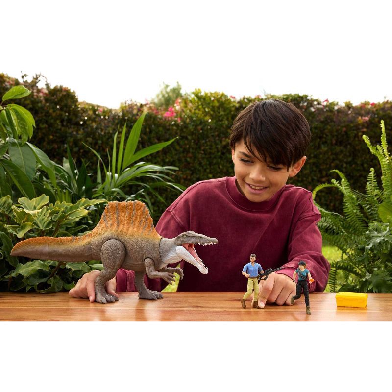 slide 2 of 6, Jurassic World Rebirth Storypack with Exclusive Spinosaurus, 2 Human Figures & Accessories, 1 ct