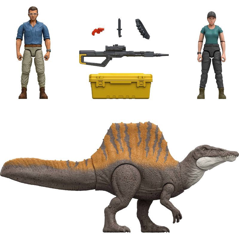 slide 6 of 6, Jurassic World Rebirth Storypack with Exclusive Spinosaurus, 2 Human Figures & Accessories, 1 ct