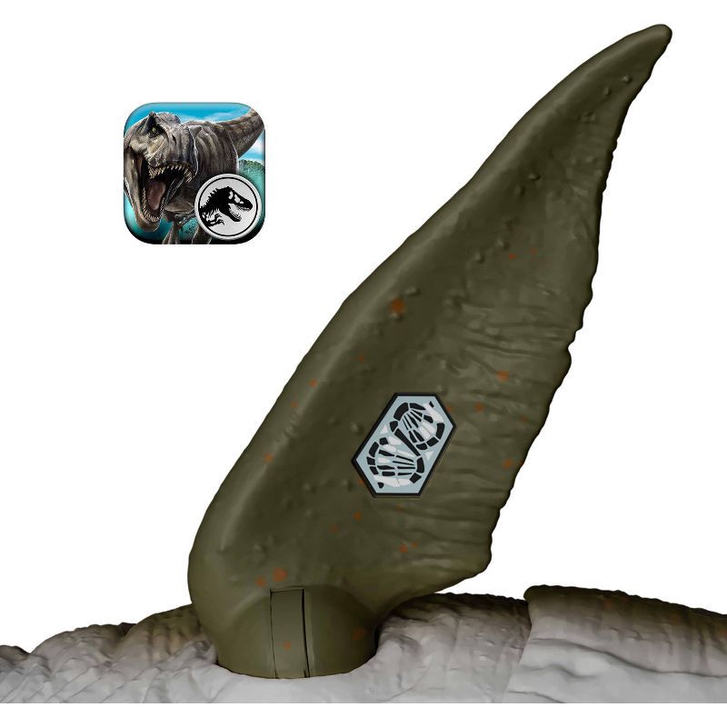 slide 5 of 6, Jurassic World Rebirth Bite N Blast Mosasaurus Action Figure and Mini Dilophosaurus, Dinosaur Toy, 1 ct