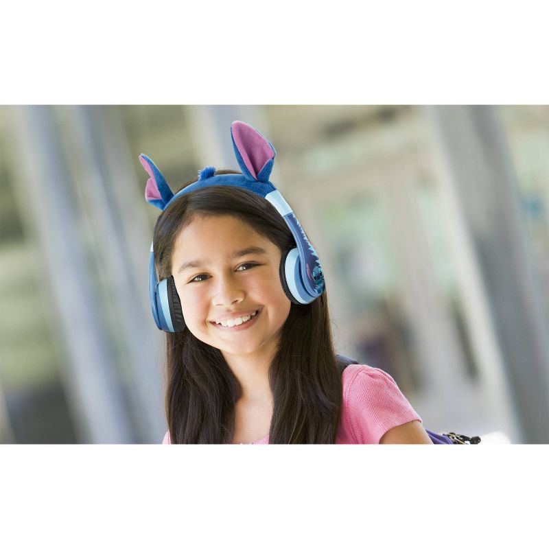slide 5 of 6, Lilo & Stitch Bluetooth Wireless Headphones - Blue, 1 ct