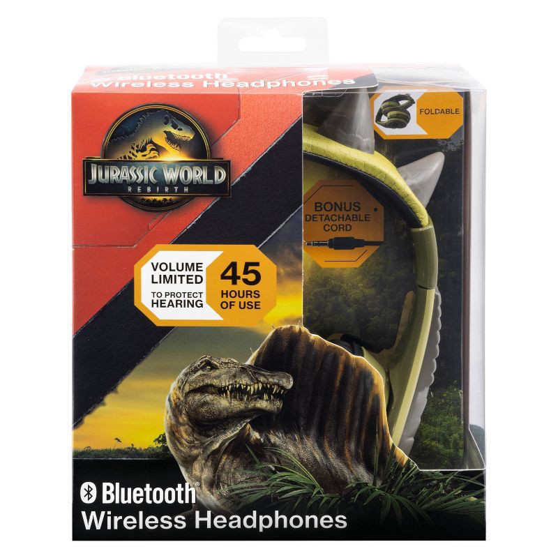 slide 5 of 6, eKids Jurassic World Bluetooth Wireless Headphones, 1 ct
