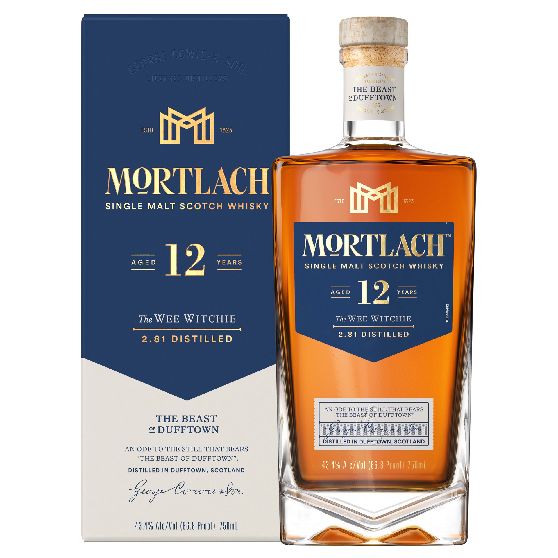 slide 5 of 5, Mortlach 12 Year Old Single Malt Scotch Whisky, 750 mL, 750 ml