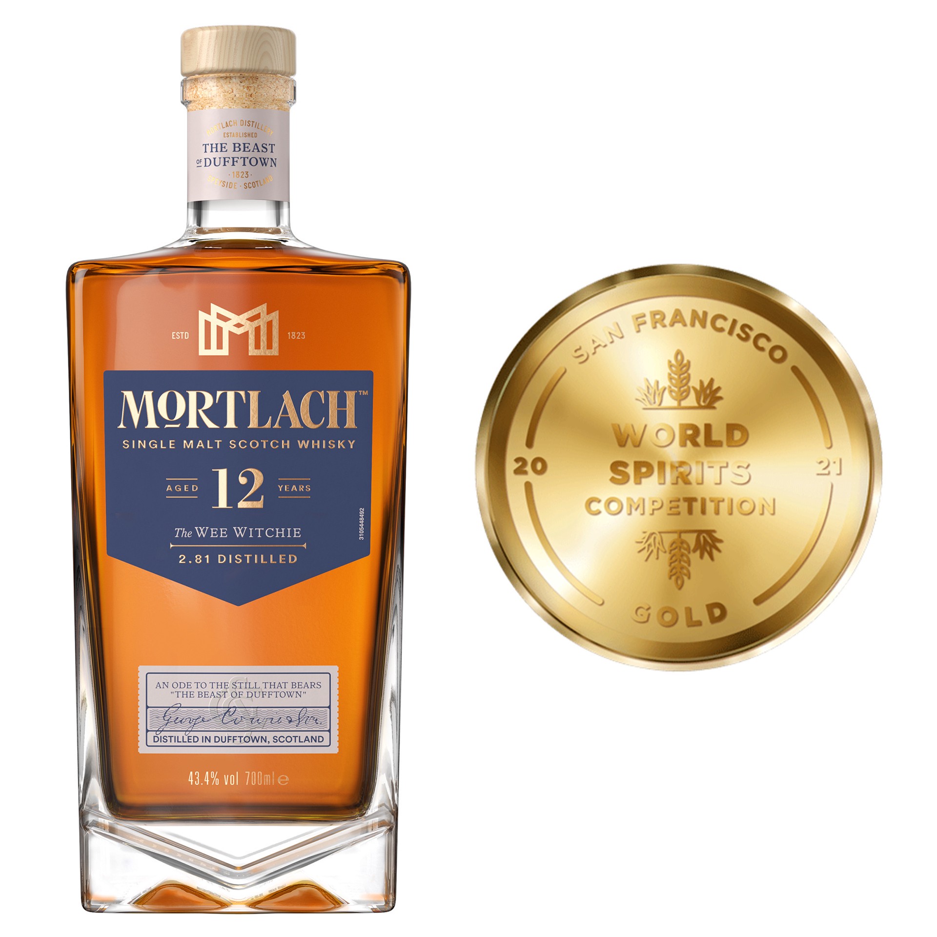 slide 3 of 5, Mortlach 12 Year Old Single Malt Scotch Whisky, 750 mL, 750 ml