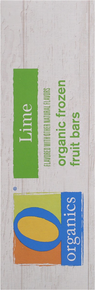 slide 10 of 13, O Orgnc Fruit Bars Lime, 6 ct; 2.45 fl oz